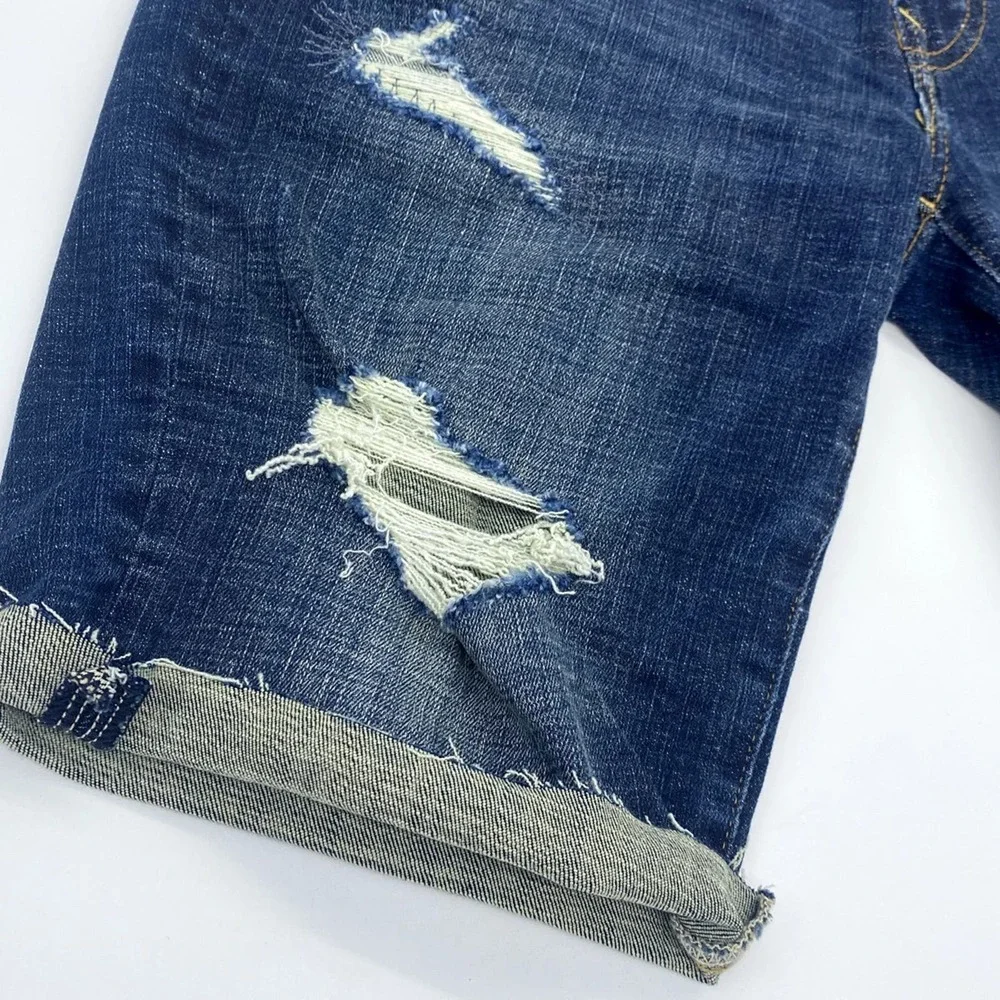 NWT American Eagle AE Next Level Stretch FLEX Bermuda Denim Jean Short 26 - Picture 4 of 11